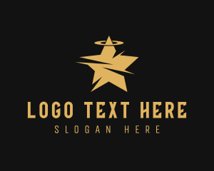 Entertainment - Halo Star Slash Company logo design