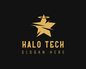 Halo Star Slash Company logo design