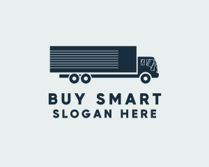 Delivery Truck Logistics Logo