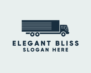 Delivery Truck Logistics Logo