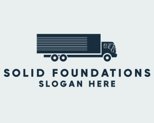 Delivery Truck Logistics Logo