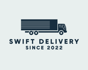 Delivery Truck Logistics logo design