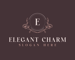 Floral Elegant Event logo design