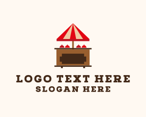 Food Stall - Meal Food Cart logo design
