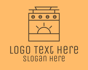 Diner - Stove Top Oven logo design