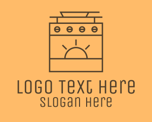 Pan - Stove Top Oven logo design