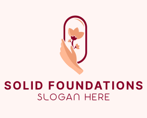 Tulip Floral Hands  Logo