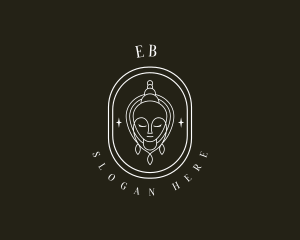 Spiritual - Mystical Woman Face logo design