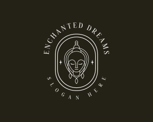 Mystical - Mystical Woman Face logo design