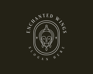 Mystical Woman Face logo design