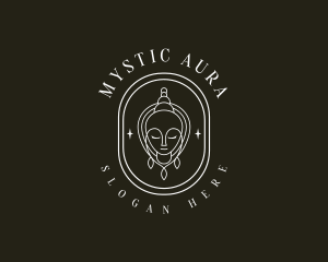 Mystical Woman Face logo design