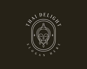 Thailand - Mystical Woman Face logo design