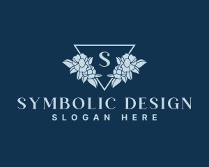 Emblem - Nature Flower Emblem logo design