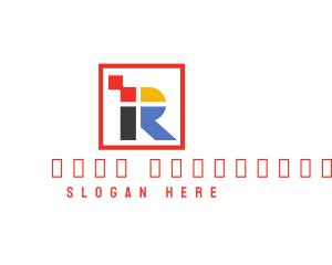 Colorful Square R Logo