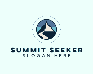 Mountaineer - Camping Mountain Peak logo design