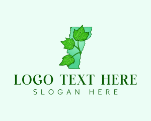 Sugar Maple - Vermont Maple Leaf logo design