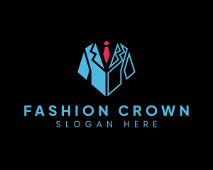 Suit Fashion Clothing logo design