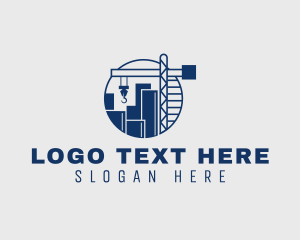 Urban - Property Developer Crane logo design