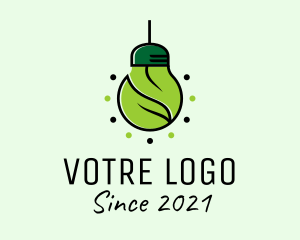 Charging - Environmental Light Bulb logo design