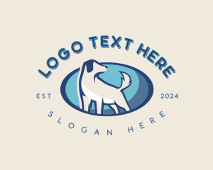 Pet Veterinarian Dog Logo