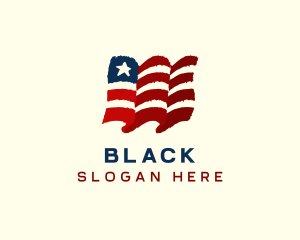 American Country Flag Logo