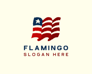 American Country Flag Logo