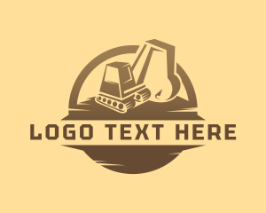 Excavator Digging Machine  Logo