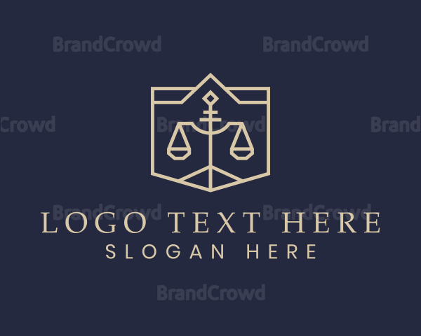 Legal Lawyer Scale Logo