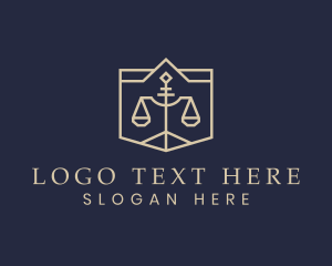 Paralegal - Legal Lawyer Scale logo design