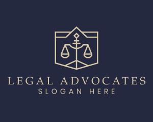 Legal Lawyer Scale logo design