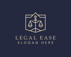 Legal Lawyer Scale logo design