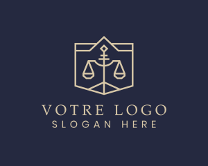 Legal Lawyer Scale logo design