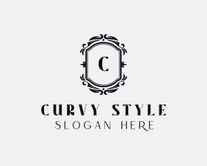 Styling Floral Wreath logo design