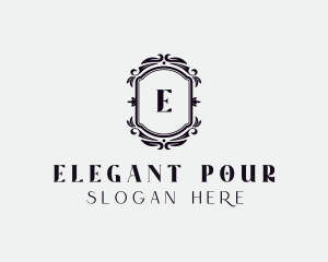 Styling Floral Wreath logo design