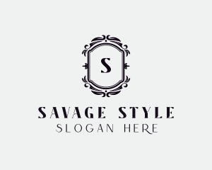 Styling Floral Wreath logo design