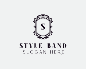 Styling Floral Wreath logo design