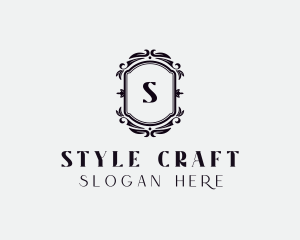 Styling Floral Wreath logo design