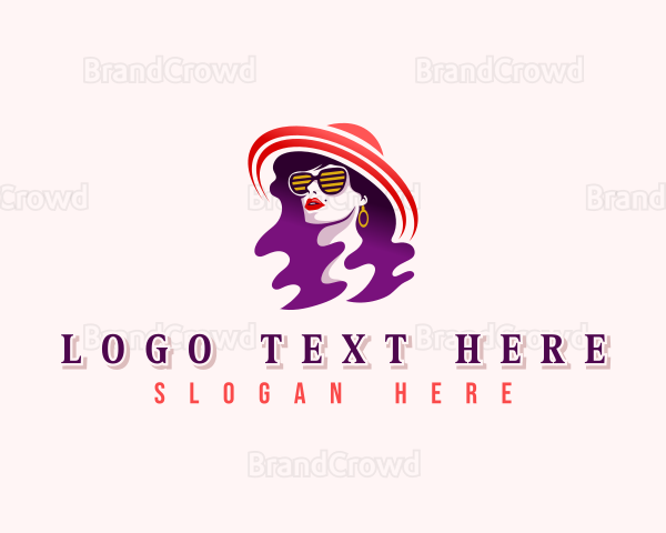 Sexy Woman Fashion Logo