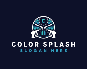 Pressure Washing Cleaner logo design