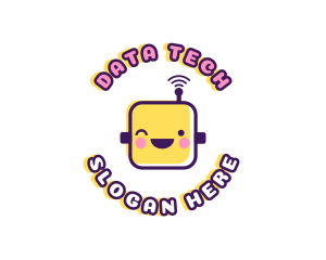 Data - Tech Robot Data logo design