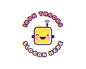 Tech Robot Data logo design