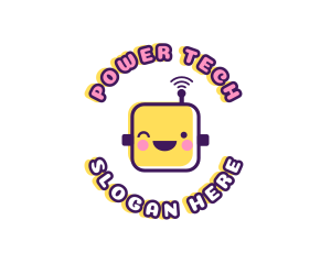 Toy Shop - Tech Robot Data logo design