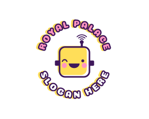 Tech Robot Data logo design