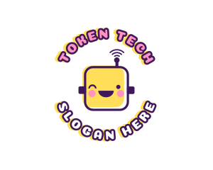 Tech Robot Data logo design