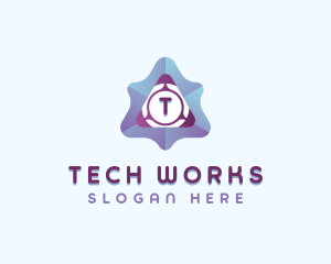 Tech Artificial Intelligence logo design