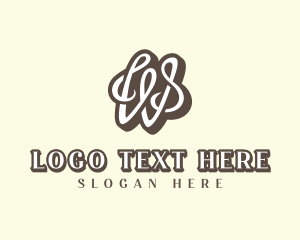 Lettering - Cursive Calligraphy Letter W logo design