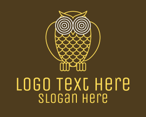 Pet Store - Hypnotic Owl Eye logo design