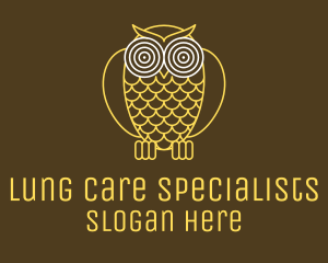 Hypnotic Owl Eye logo design