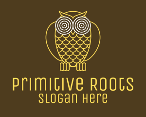 Hypnotic Owl Eye logo design