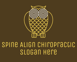 Hypnotic Owl Eye logo design